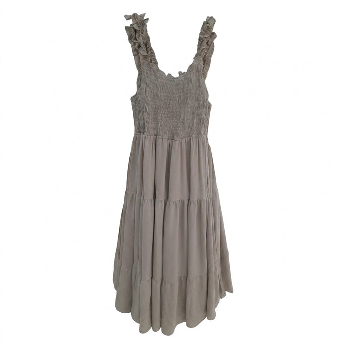 Women Smocked Tiered Sleeveless Dress