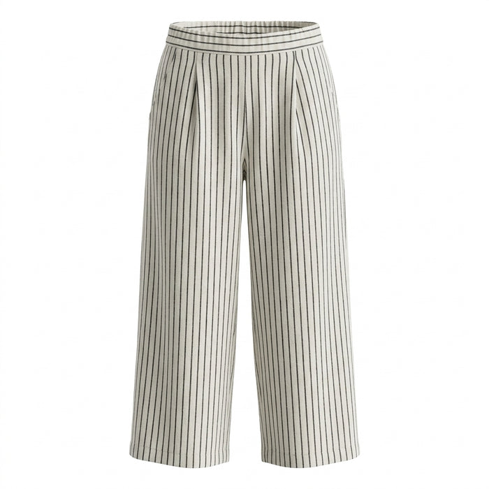 Women Striped Wide Leg Pants