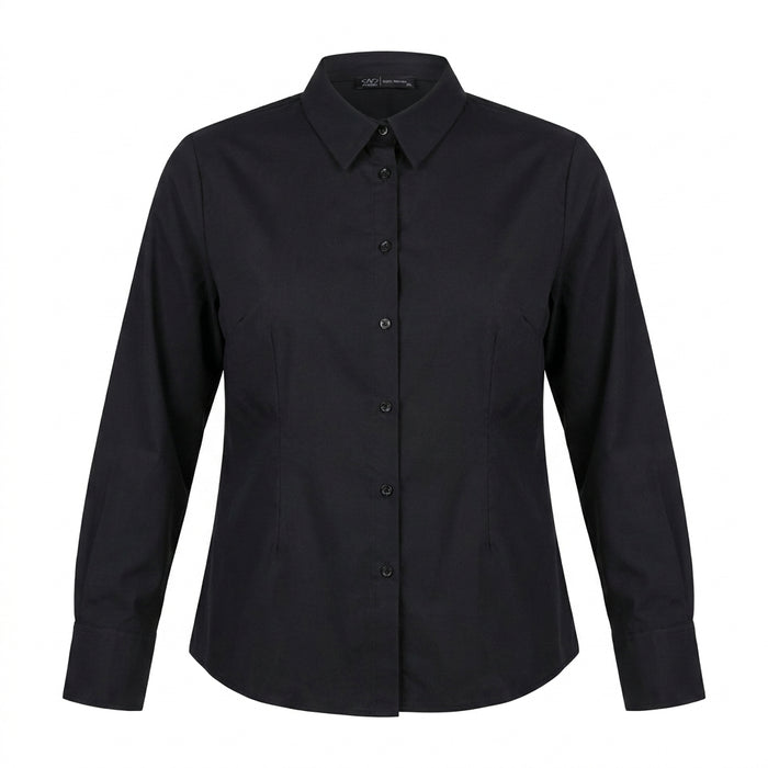 Women Tailored Button Front Shirt