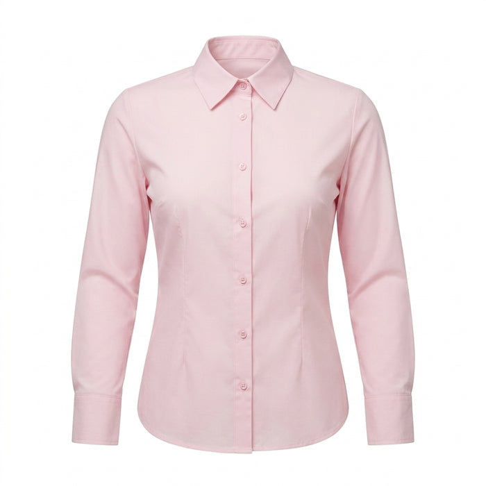 Women Tailored Button Front Shirt