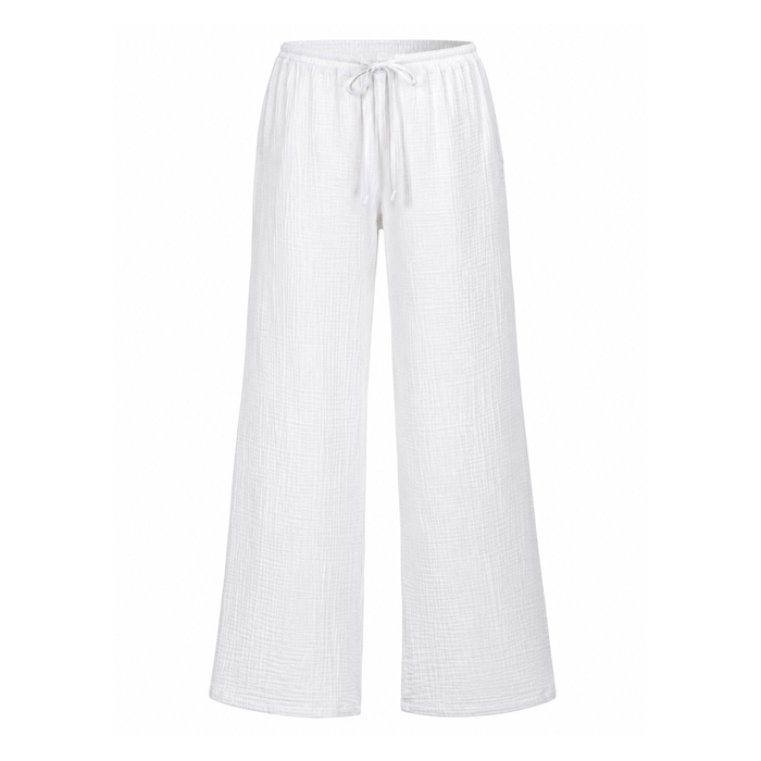 Women Textured Wide Leg Pants