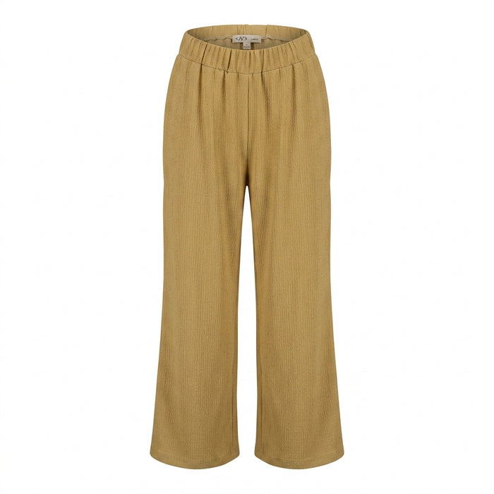 Women Textured Wide Leg Pants