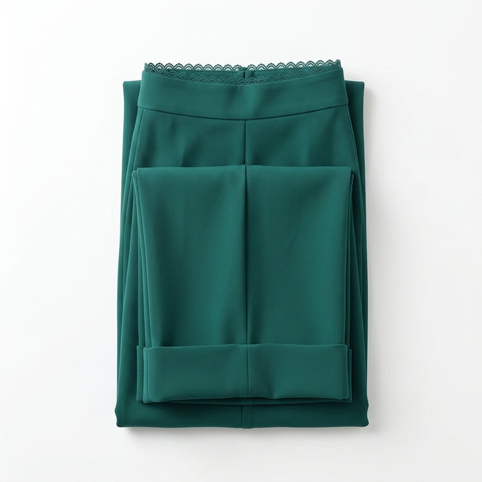 Women Textured Wide Leg Pants