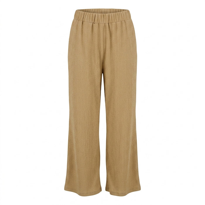 Women Textured Wide Leg Pants