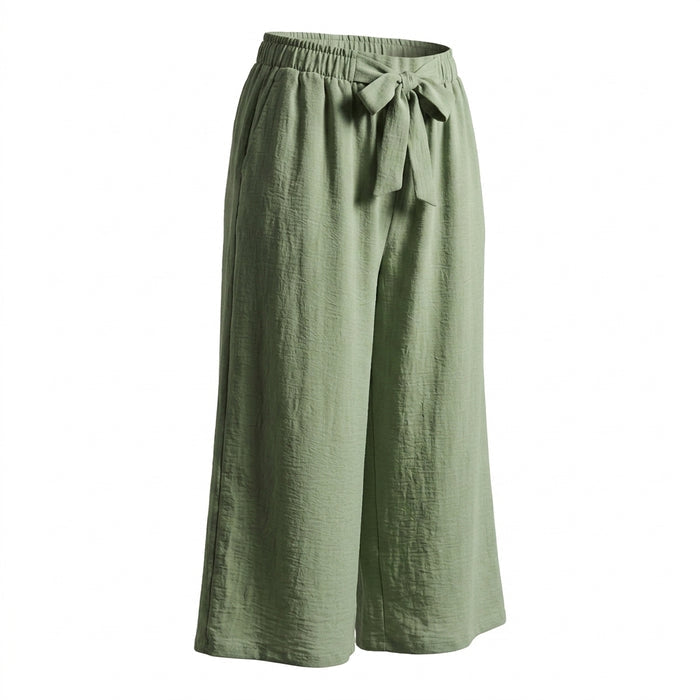 Women Textured Wide Leg Pants