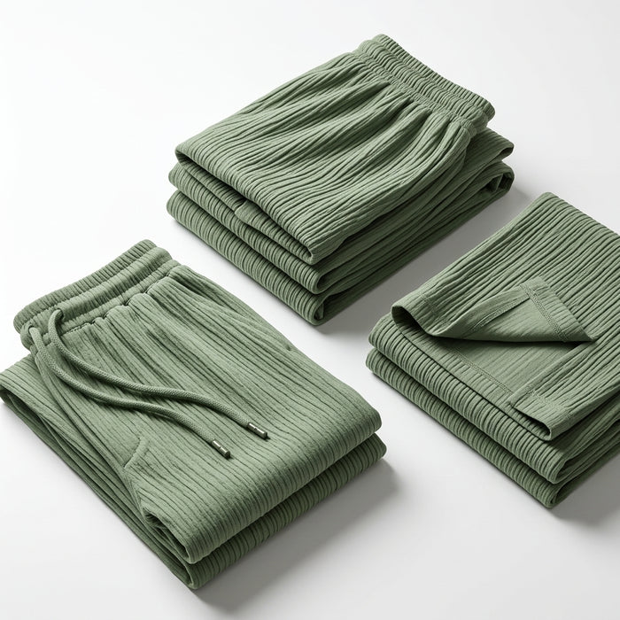 Women Textured Wide Leg Pants