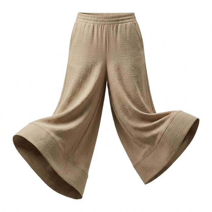 Women Textured Wide Leg Pants