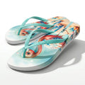 Women Tropical Flamingo Print Flip Flop Slipper