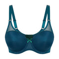 Women U Erwire T Shirt Bra With Mesh Panels