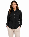 Women Utility Button Front Shirt