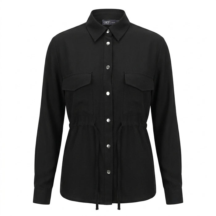Women Utility Button Front Shirt