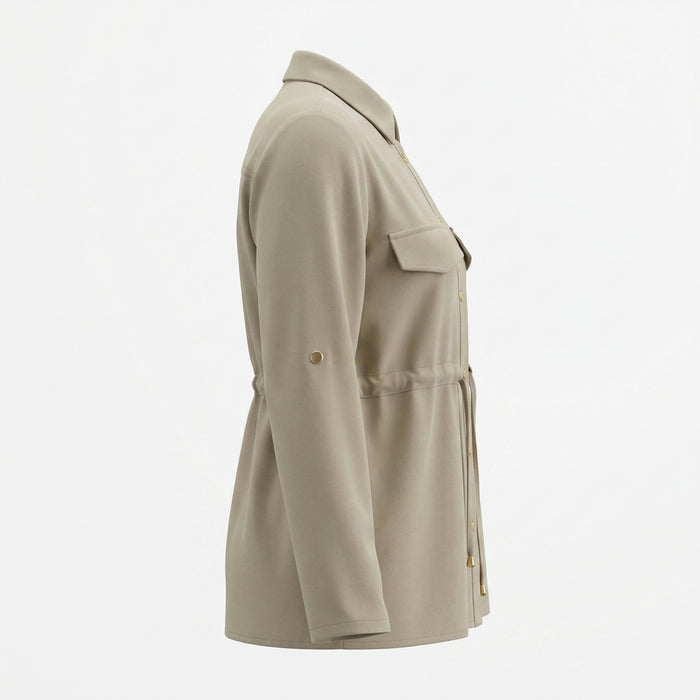 Women Utility Button Front Shirt
