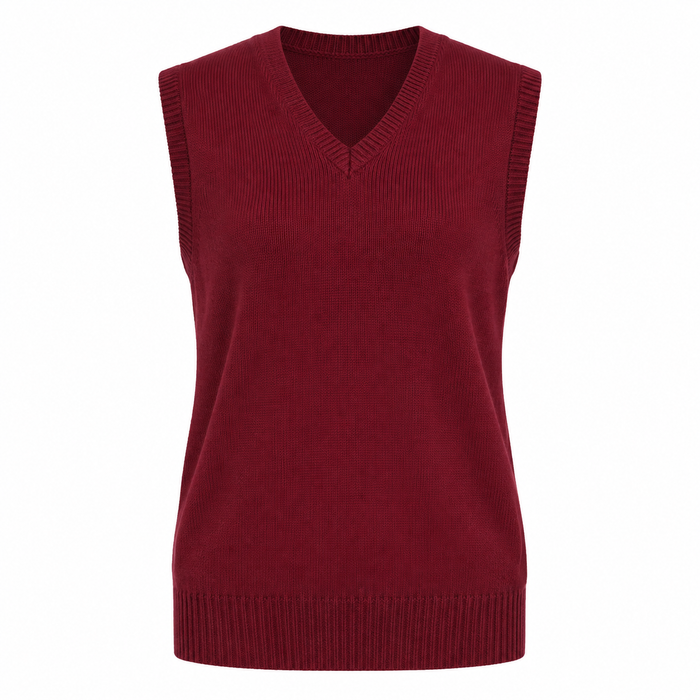 Women V Neck Knitted Vest