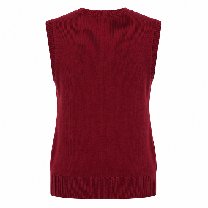 Women V Neck Knitted Vest