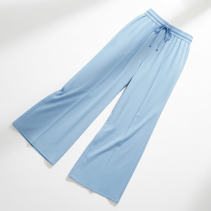 Women Wide Leg Drawstring Pants