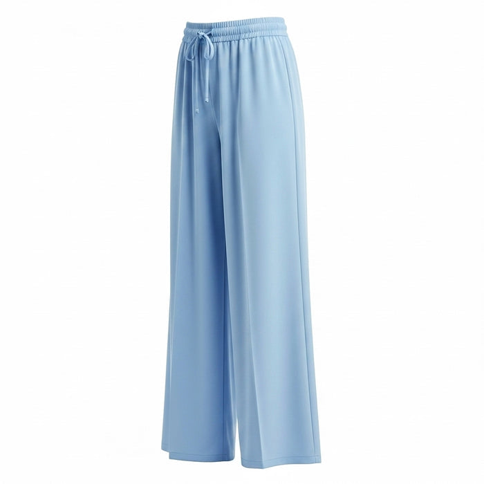 Women Wide Leg Drawstring Pants