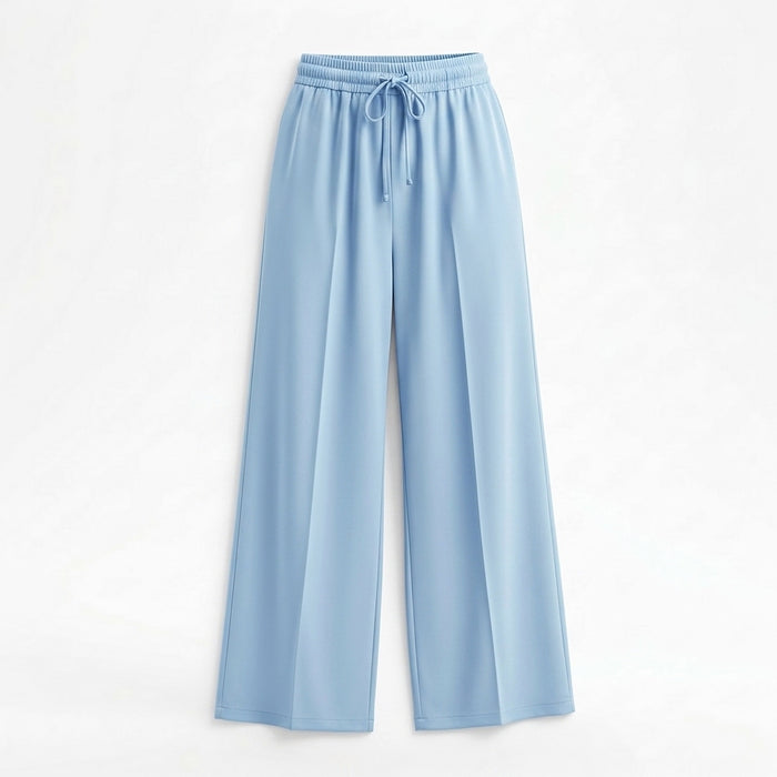 Women Wide Leg Drawstring Pants