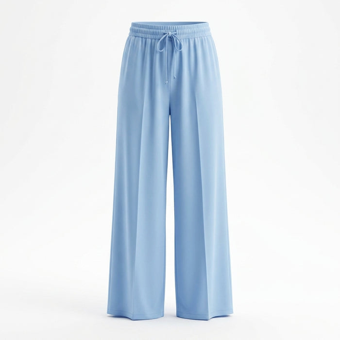 Women Wide Leg Drawstring Pants