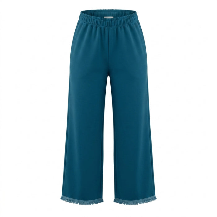Women Wide Leg Elastic Waist Pants