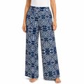 Women Wide Leg Geometric Print Pants