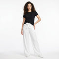 Women Wide Leg Tie Waist Pants