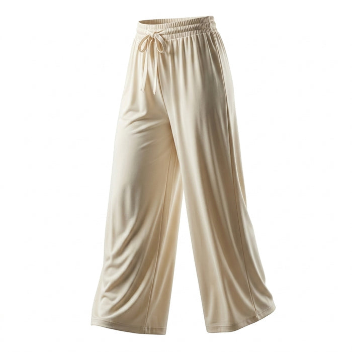 Women Wide Leg Tie Waist Pants