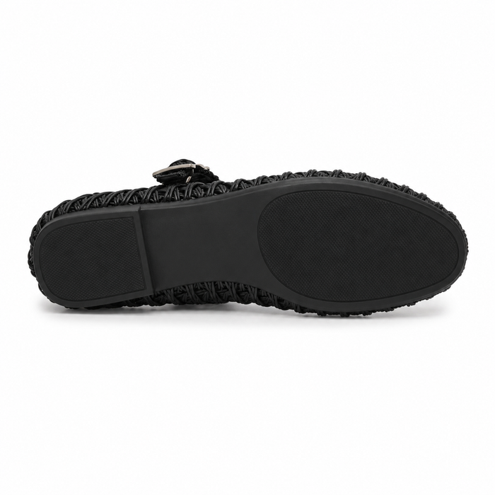 Women Woven Mary Jane Flats