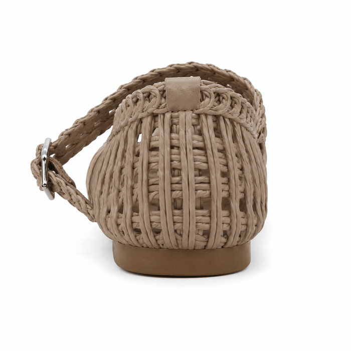 Women Woven Mary Jane Flats