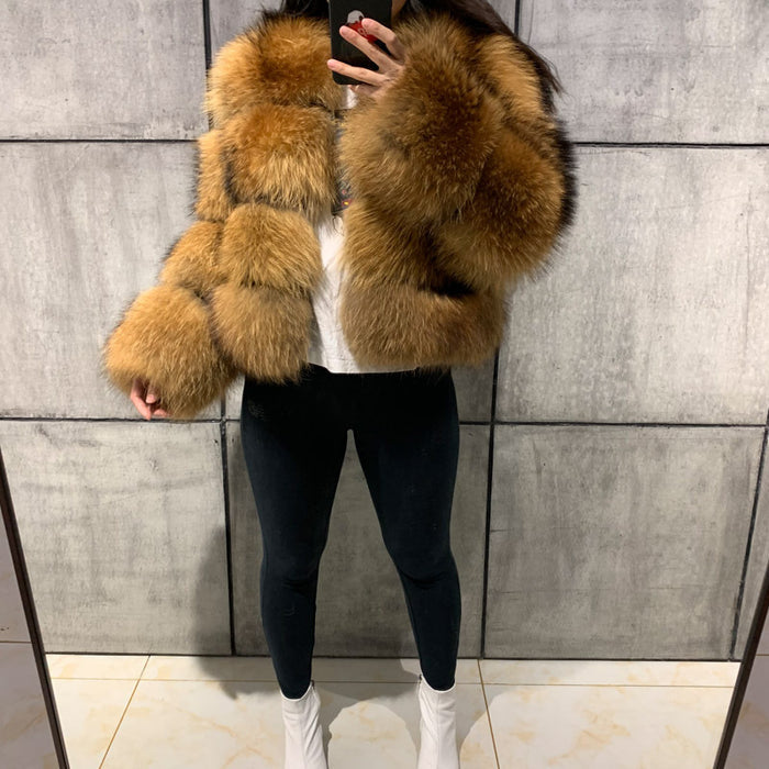 Raccoon Fur 4-Section / XXL