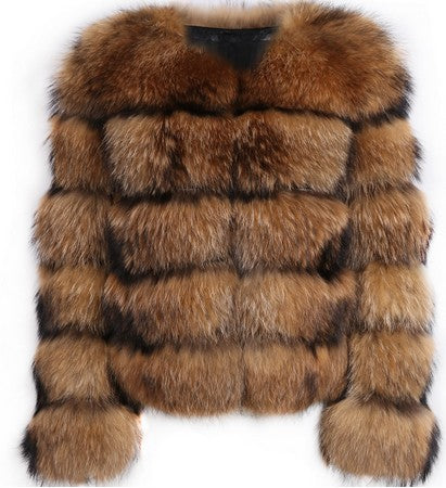 Raccoon Fur 5-Section / L