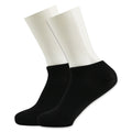 Women's No Show Wholesale Sock, Size 9-11 in Black - Bulk Case of 96 Pairs