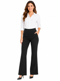 Women Tie Sleeve Button Front Blouse