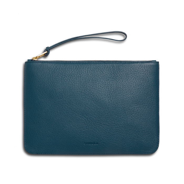 Wristlet Zip Pouch - Emerald