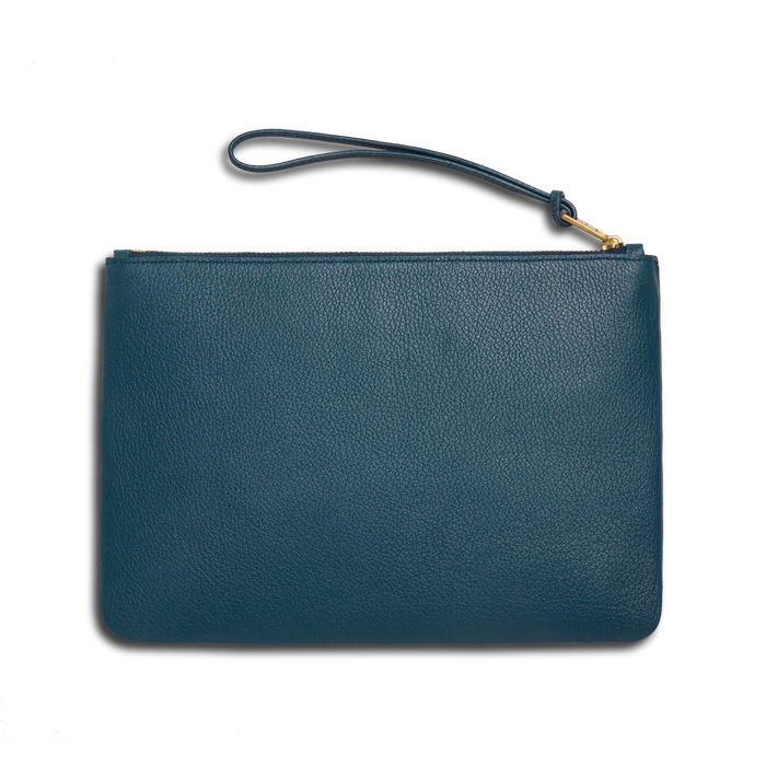 Wristlet Zip Pouch - Emerald