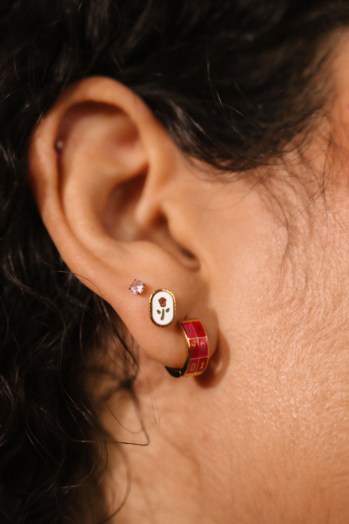 XO Titanium Hoops