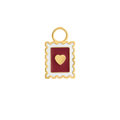 Yours Truly Enamel Hoop Charm