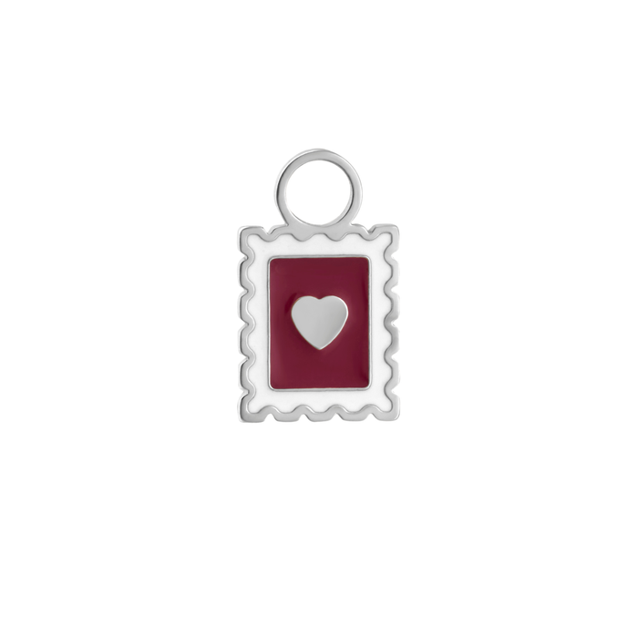 Yours Truly Enamel Hoop Charm