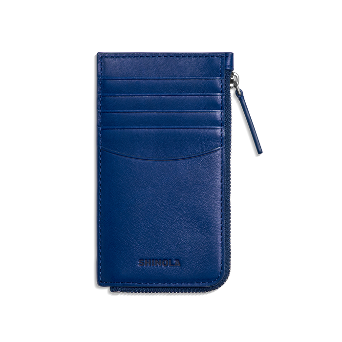 Zip Around Card Case - Sapphire